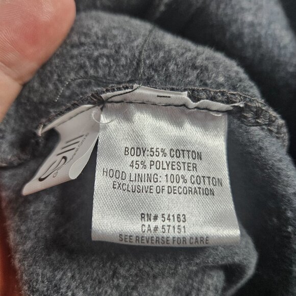 San Francisco 49ers Full Zip Hoodie Size 2XL Gray with Sewn & Screened L… - Picture 5 of 8